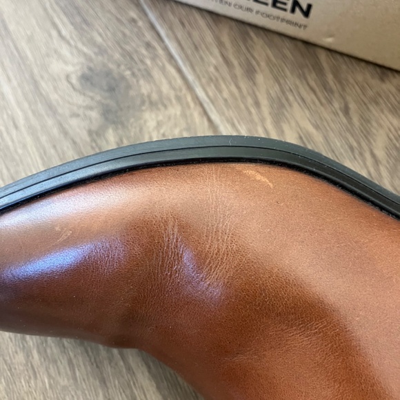 Clarks Dark Tan Leather Ankle Boot, Women's, Size 9 - Picture 8 of 10